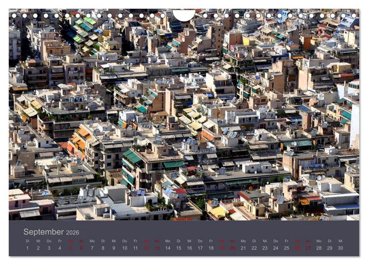 Produktbild: Athen - antik und modern (Wandkalender 2026 DIN A4 quer), CALVENDO Monatskalender