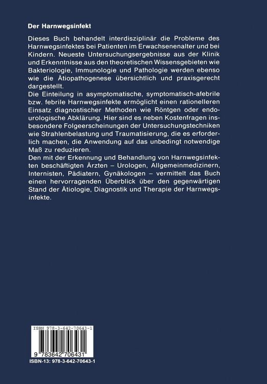 Produktbild: Der Harnwegsinfekt