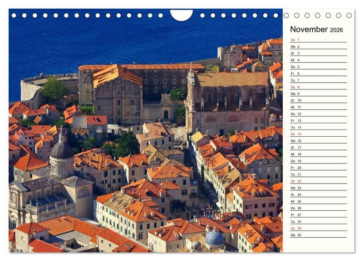 Produktbild: Dubrovnik - Perle der Adria (Wandkalender 2026 DIN A4 quer), CALVENDO Monatskalender