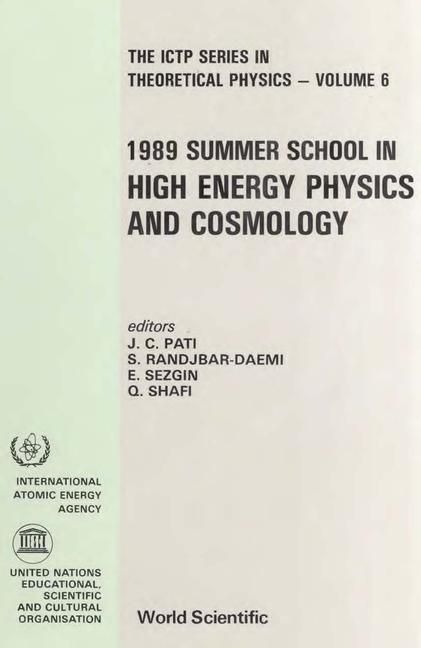 Produktbild: High Energy Physics and Cosmology - 1989 Summer School