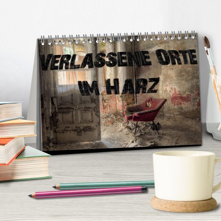 Produktbild: Verlassene Orte im Harz (Tischkalender 2026 DIN A5 quer), CALVENDO Monatskalender