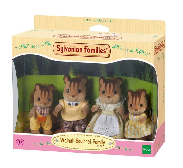 Produktbild: Sylvanian Families 4172 - Walnuss Eichh&ouml;rnchen Familie