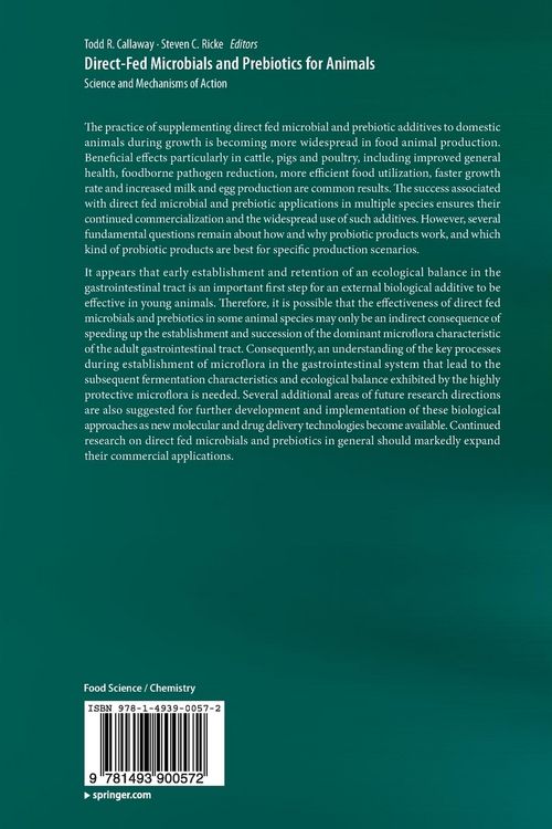 Produktbild: Direct-Fed Microbials and Prebiotics for Animals