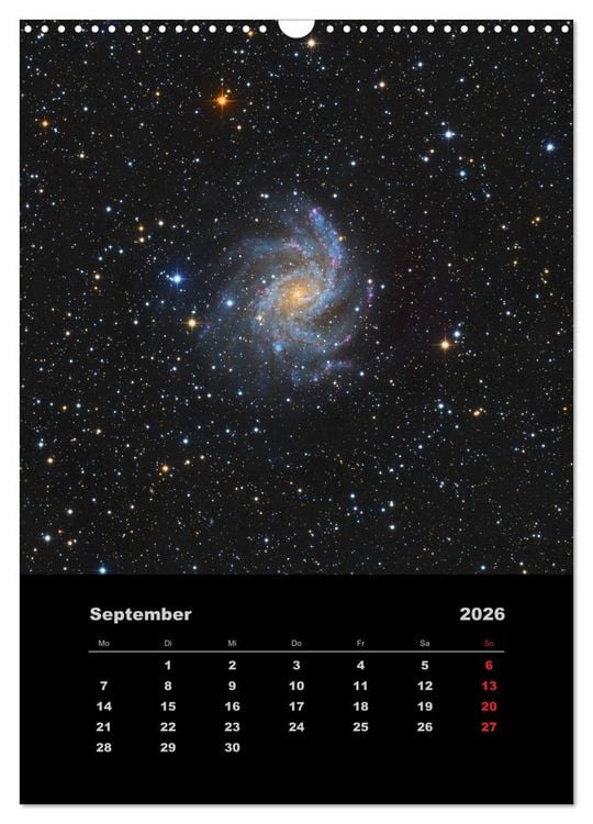 Produktbild: Astronomie 2026 (Wandkalender 2026 DIN A3 hoch), CALVENDO Monatskalender
