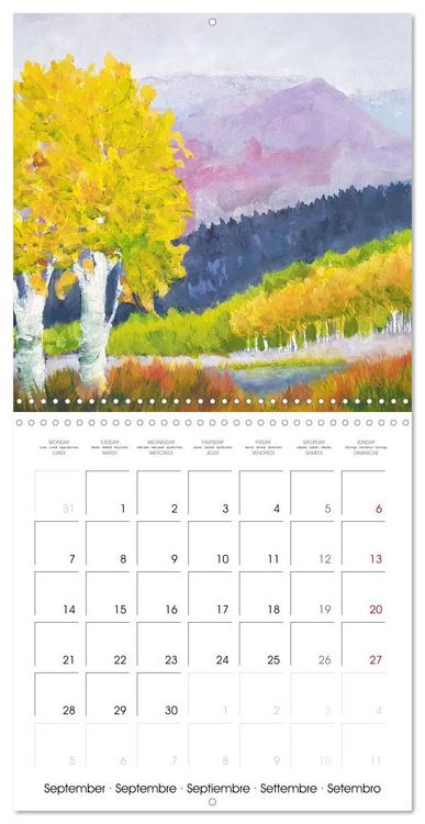 Produktbild: Autumn paintings (Wall Calendar 2026 12 &times; 12 Inch) CALVENDO 12 Month Wall Calendar
