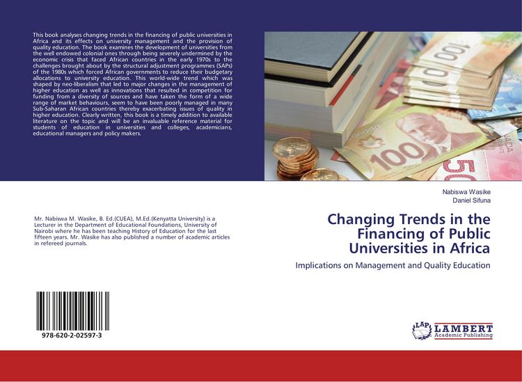 Produktbild: Changing Trends in the Financing of Public Universities in Africa