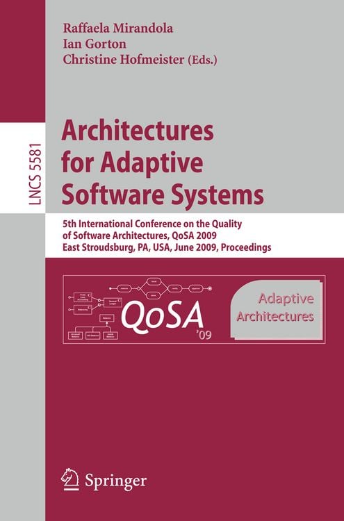 Produktbild: Architectures for Adaptive Software Systems
