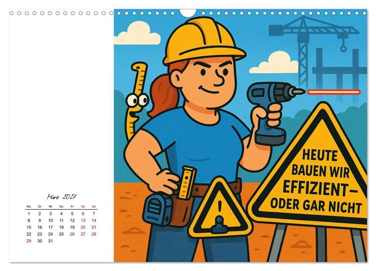 Produktbild: Job-Chaos total - voll Panne, voll verpeilt (Wandkalender 2027 DIN A3 quer), CALVENDO Monatskalender