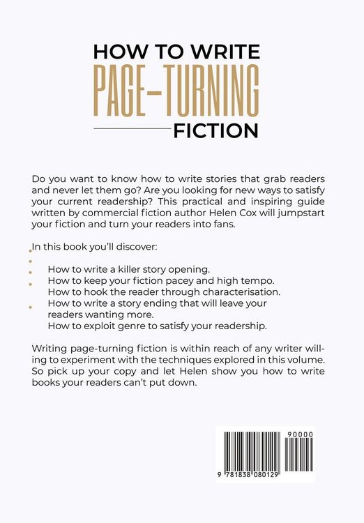 Produktbild: How to Write Page-Turning Fiction