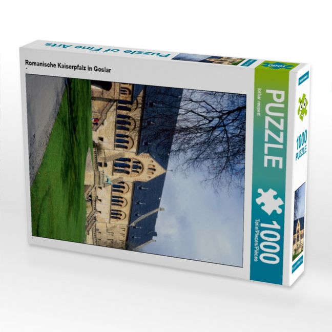 Produktbild: CALVENDO Puzzle Romanische Kaiserpfalz in Goslar | 1000 Teile Lege-Gr&ouml;&szlig;e 64x48cm Foto-Puzzle f&uuml;r gl&uuml;ckliche Stunden