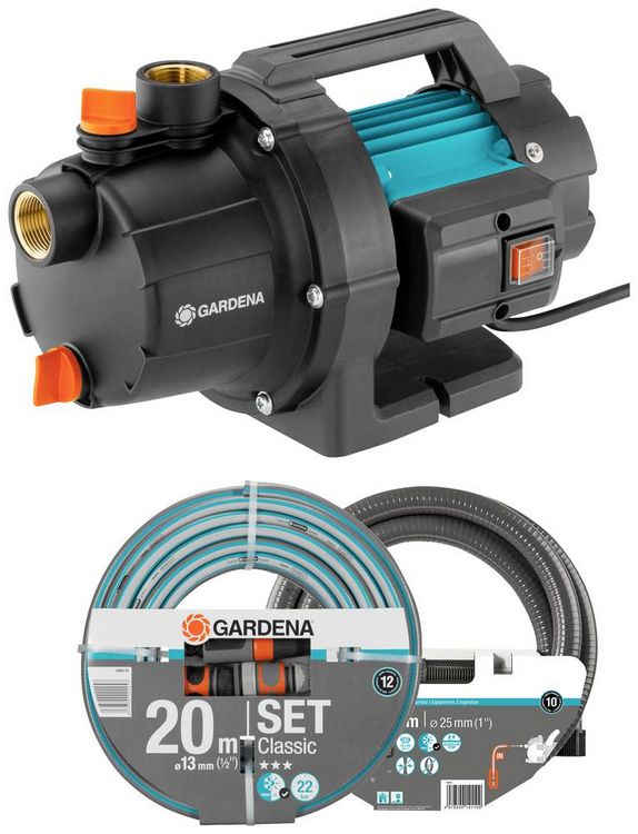 Produktbild: GARDENA 3000/4 Basic Set Gartenpumpe 3000 l/h 35 m