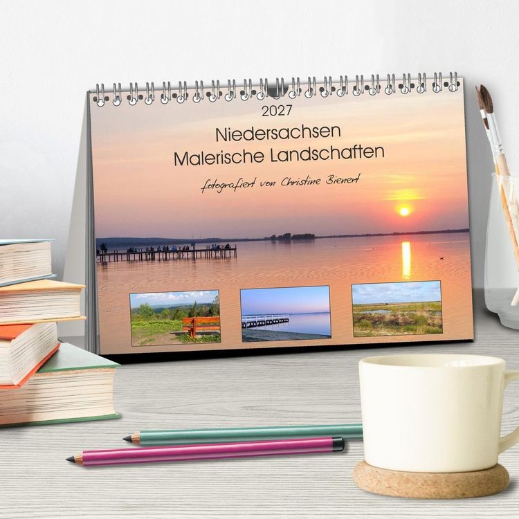 Produktbild: Niedersachsen - Malerische Landschaften (Tischkalender 2027 DIN A5 quer), CALVENDO Monatskalender
