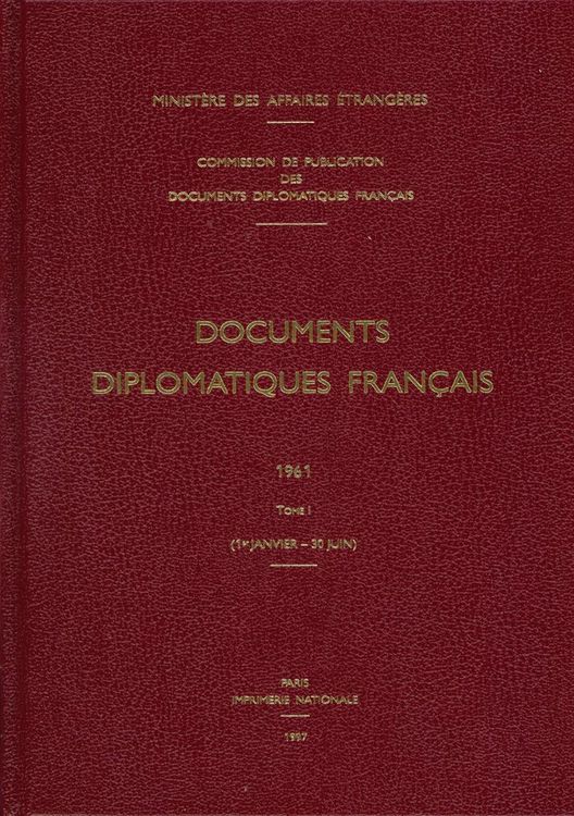 Produktbild: Documents diplomatiques francais