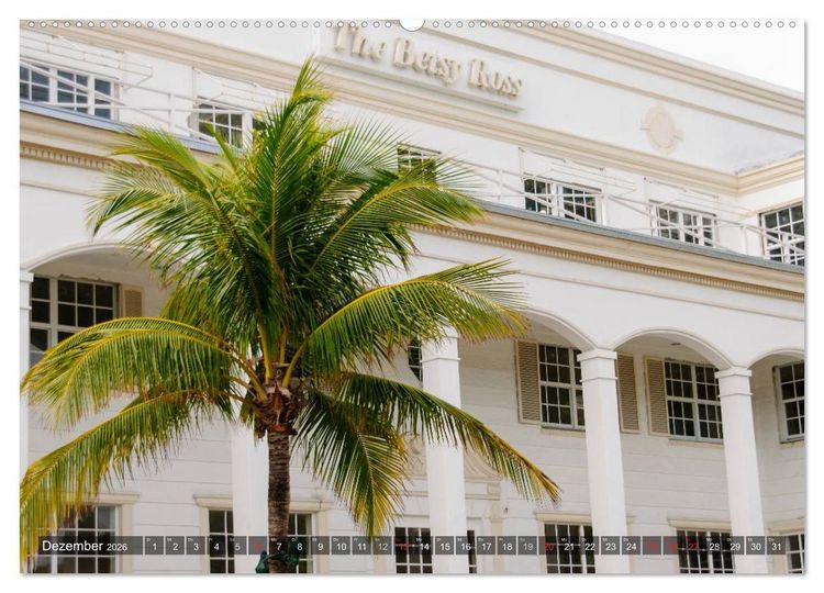 Produktbild: Miami South Beach (Wandkalender 2026 DIN A2 quer), CALVENDO Monatskalender
