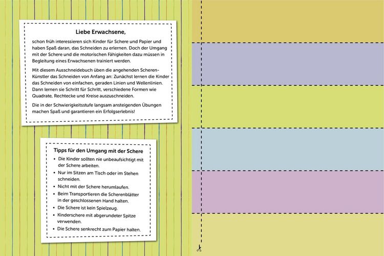 Produktbild: Bobo Siebenschl&auml;fer Mein erstes Ausschneidebuch