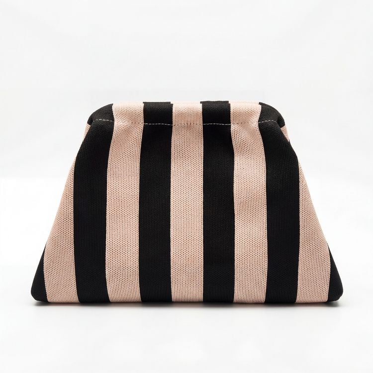 Produktbild: Kosmetiktasche mit Streifen und Rahmen (sand)