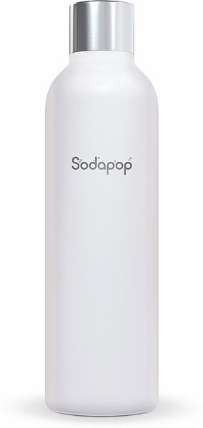 Produktbild: SODAPOP Edelstahlflasche 750ml wei&szlig; f&uuml;r Logan und Cooper Pro