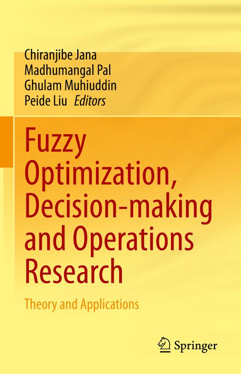 Produktbild: Fuzzy Optimization, Decision-making and Operations Research