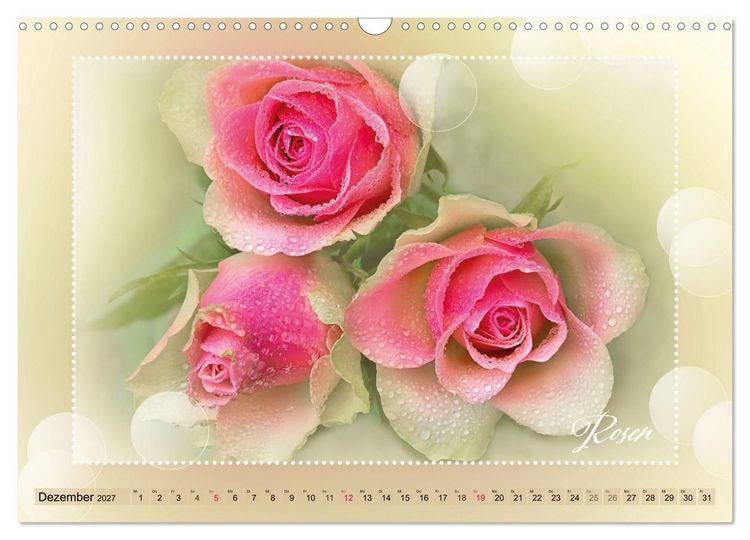 Produktbild: Bl&uuml;tenbouquet (Wandkalender 2027 DIN A3 quer), CALVENDO Monatskalender