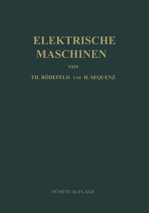 Produktbild: Elektrische Maschinen