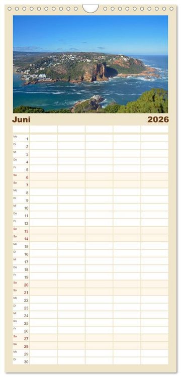 Produktbild: Familienplaner 2026 - Natur und Landschaft. S&uuml;dliches Afrika 2026 mit 5 Spalten (Wandkalender, 21 x 45 cm) CALVENDO