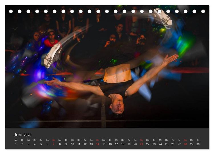 Produktbild: Break Dance B-boys & B-girls (Tischkalender 2026 DIN A5 quer), CALVENDO Monatskalender