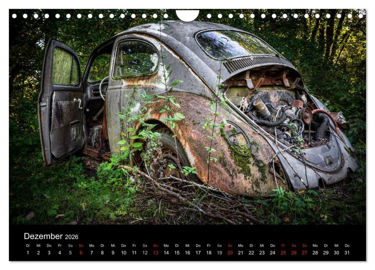 Produktbild: Autos, abgestellt und vergessen (Wandkalender 2026 DIN A4 quer), CALVENDO Monatskalender