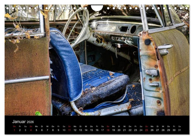 Produktbild: Autos, abgestellt und vergessen (Wandkalender 2026 DIN A4 quer), CALVENDO Monatskalender