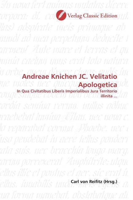Produktbild: Andreae Knichen JC. Velitatio Apologetica