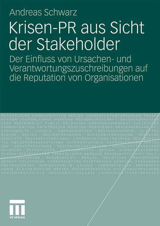 Produktbild: Krisen-PR aus Sicht der Stakeholder