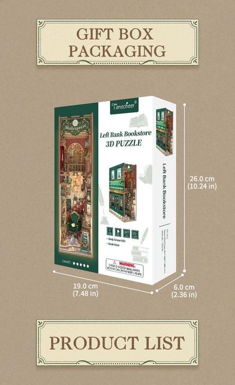 Produktbild: Booknook Left Bank Bookstore