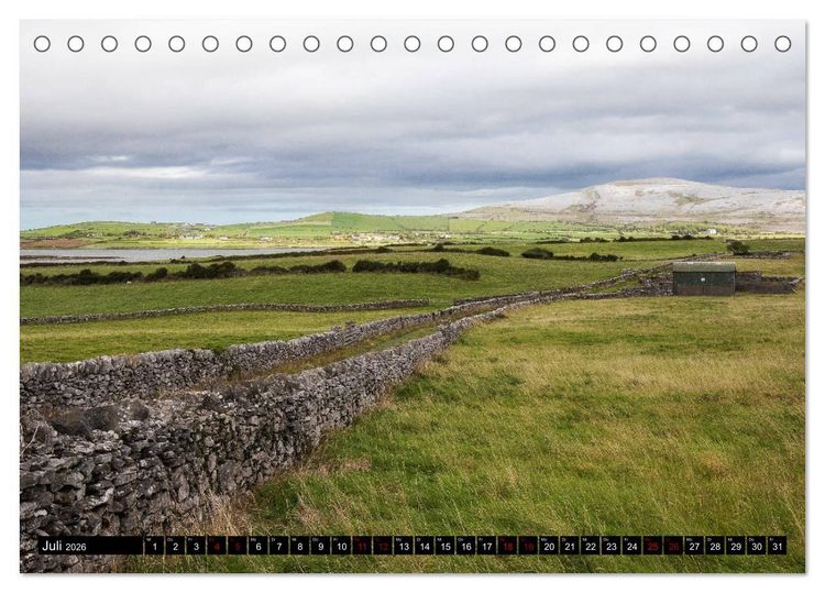 Produktbild: Irland - Feine Ausblicke (Tischkalender 2026 DIN A5 quer), CALVENDO Monatskalender