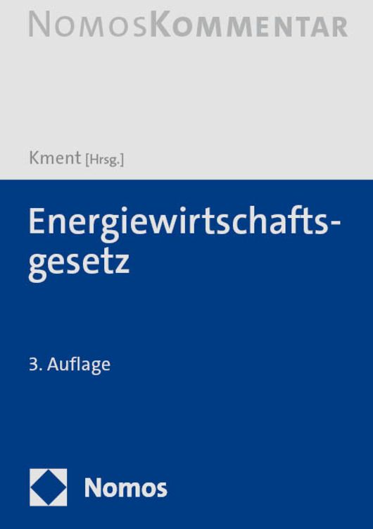Produktbild: Energiewirtschaftsgesetz: EnWG