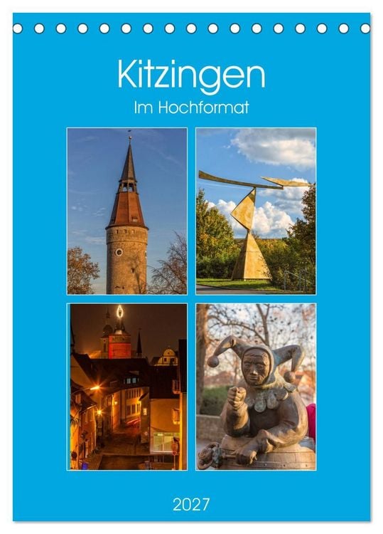 Produktbild: Kitzingen im Hochformat (Tischkalender 2027 DIN A5 hoch), CALVENDO Monatskalender
