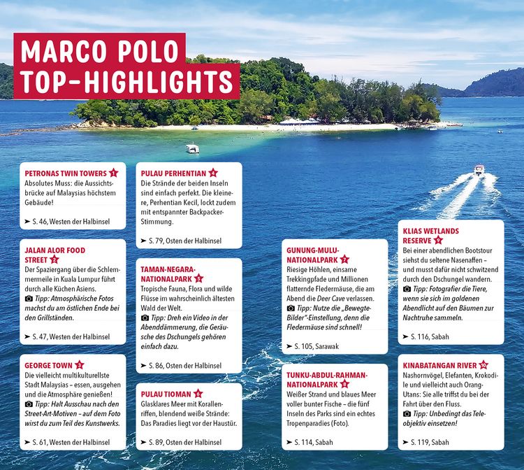 Produktbild: MARCO POLO Reisef&uuml;hrer Malaysia