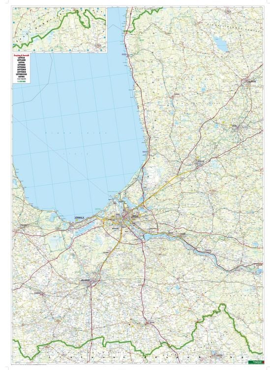 Produktbild: freytag & berndt Stra&szlig;enkarte Lettland Set 1:150.000