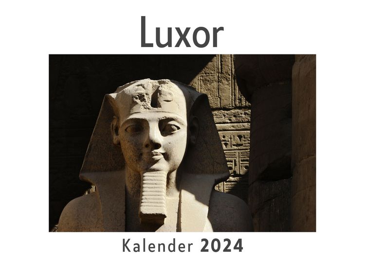 Produktbild: Luxor (Wandkalender 2024, Kalender DIN A4 quer, Monatskalender im Querformat mit Kalendarium, Das perfekte Geschenk)