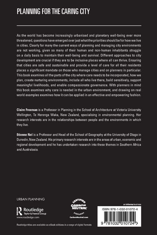 Produktbild: Planning for the Caring City