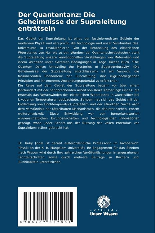 Produktbild: Der Quantentanz: Die Geheimnisse der Supraleitung entr&auml;tseln
