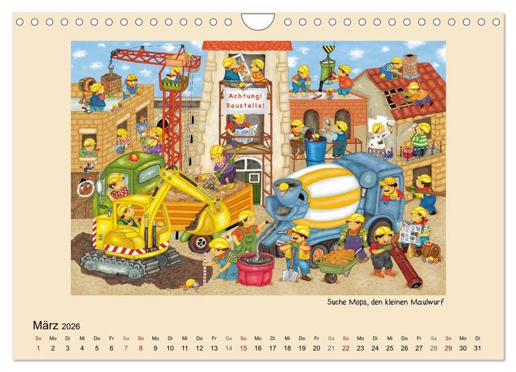 Produktbild: Wimmelbilder (Wandkalender 2026 DIN A4 quer), CALVENDO Monatskalender