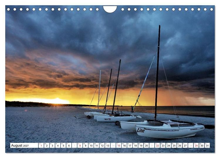 Produktbild: Naturschauspiel Dar&szlig;er Weststrand (Wandkalender 2027 DIN A4 quer), CALVENDO Monatskalender