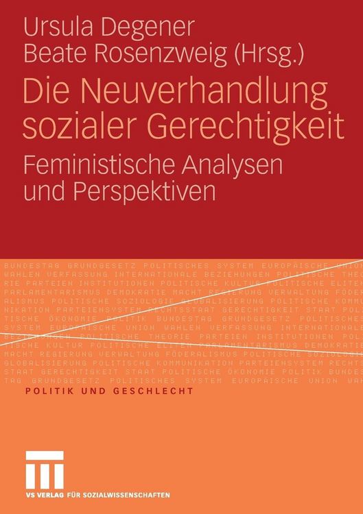 Produktbild: Die Neuverhandlung sozialer Gerechtigkeit