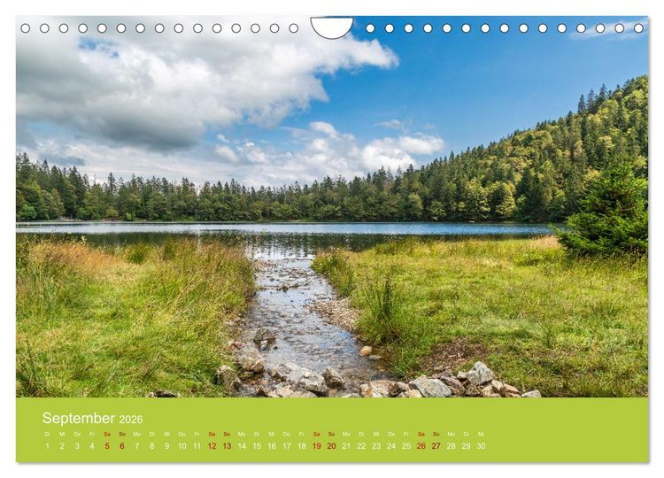 Produktbild: Hochschwarzwald - Traumhafte Landschaften im Schwarzwald (Wandkalender 2026 DIN A4 quer), CALVENDO Monatskalender