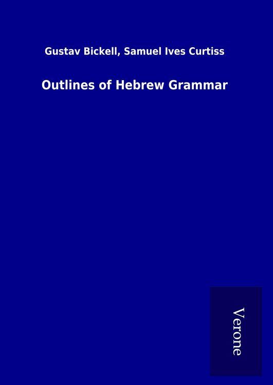 Produktbild: Outlines of Hebrew Grammar