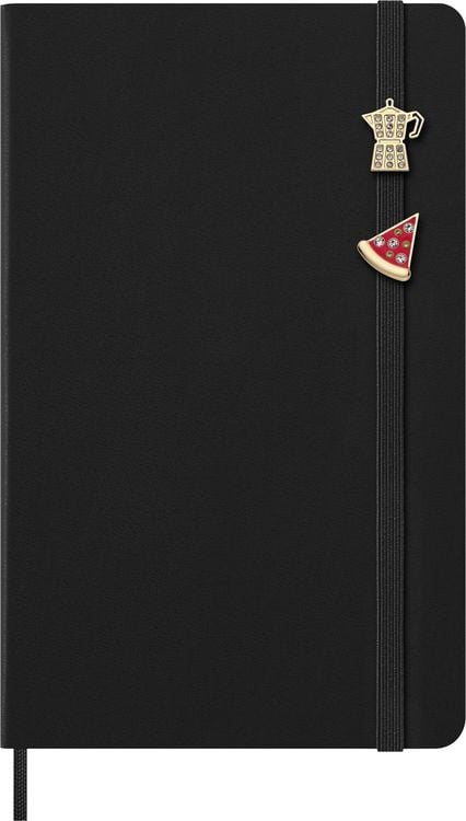 Produktbild: Moleskine Country Pins Italien (2er-Set), Pizza + Mokka