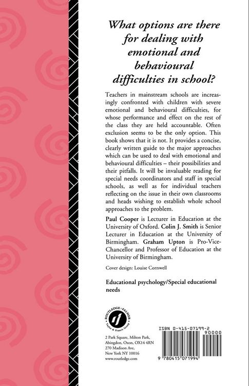 Produktbild: Emotional and Behavioural Difficulties