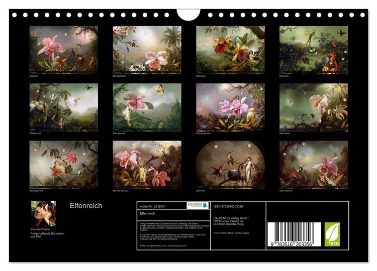 Produktbild: Elfenreich (Wandkalender 2026 DIN A4 quer), CALVENDO Monatskalender