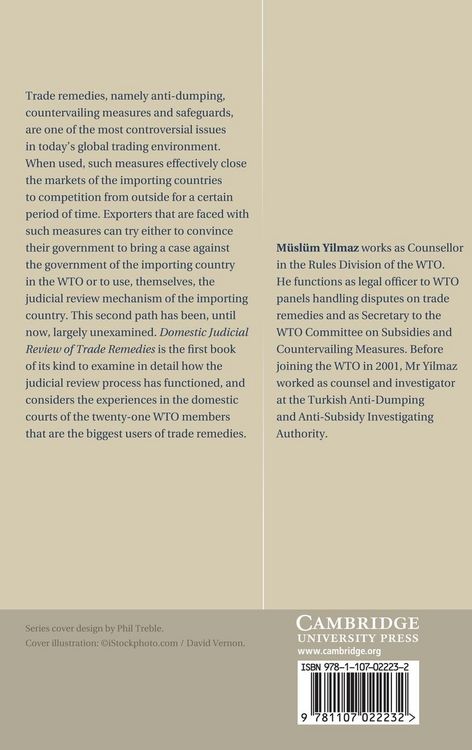 Produktbild: Domestic Judicial Review of Trade Remedies
