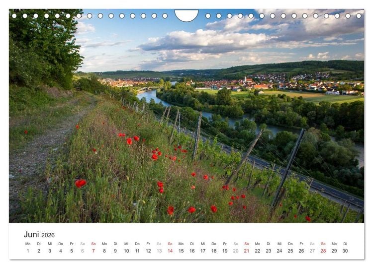 Produktbild: Malerisches Mainfranken (Wandkalender 2026 DIN A4 quer), CALVENDO Monatskalender