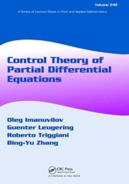 Produktbild: Control Theory of Partial Differential Equations